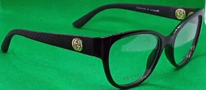 Gucci Brille Damen Large Cat Eye Schwarz GG 3789 Gg Logo 53/17 140 - Bild 1 von 19
