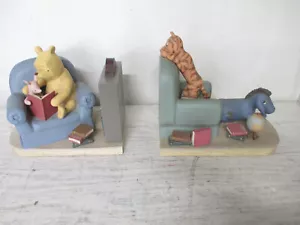 Disney Classic Winnie the Pooh Bookend HTF Michael & Co Bibliothek Komplettset - Bild 1 von 6