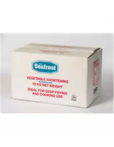 Seafrost Oil Vegetable Shortening 15 Kg Carton - Picture 1 of 1