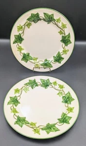 “I Love Lucy” show Franciscan IVY Luncheon Plates 9-1/2 Set Of 2 1949-53 - Picture 1 of 4
