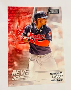 2018 TOPPS NEVER COMPROMISE FRANCISCO LINDOR 5X7" JUMBO CARD #/49 INDIANS NC-FL - Picture 1 of 1