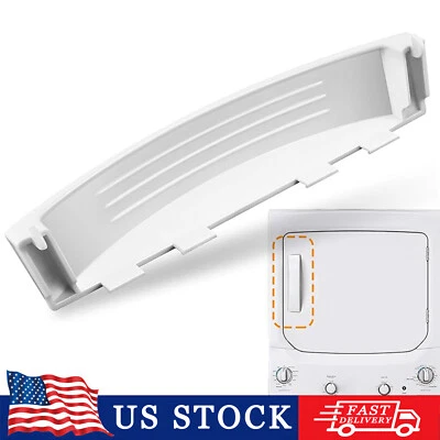 WE01X30378 Dryer Solid Door Handle For GE GUD27ESSMWW GUD27ESSM1WW