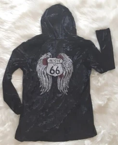 New Big Bang Hooded Jacket U.S. Route 66 Women's Size XL Made In USA - Picture 1 of 12
