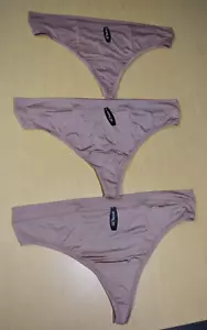 Lote de 3 bragas tanga beige Adore Me 4XL 4X envío discreto nuevas con etiquetas - Imagen 1 de 10