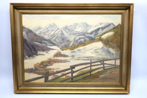 Gemälde Aus dem Gebiet Mittenwald von Hans Härdtlein M11B16201 - Bild 1 von 1