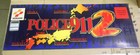 27 1/2-10 1/2" POLICE 911 2 KONAMI   vintage arcade game sign marquee cshfl