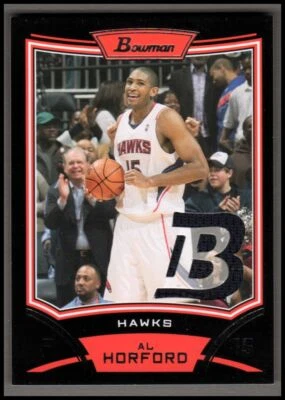 2008-09 Bowman Relics #BRAH Al Horford Jersey - NM-MT - Image 1 of 2