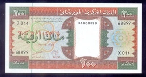 Mauritania 200 Ouguiya 2001  P5i  UNC - Picture 1 of 2