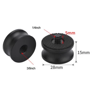 3/8in Female To 1/4in Male Threaded Adapter For Tripod Monopod Ballhead Came Fit - Picture 1 of 23