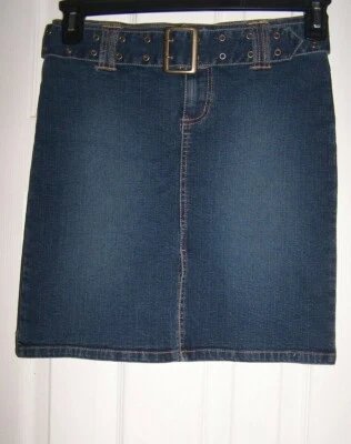  Saia jeans JLO J LO JENNIFER LOPEZ TAMANHO 1 JÚNIOR NOVA COM ETIQUETAS  - Imagem 1 de 4