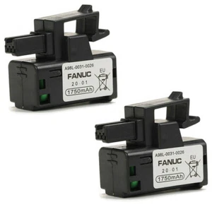 2pcs for FANUC A98L-0031-0026 A98L 0031 0026 PLC Battery - Picture 1 of 7