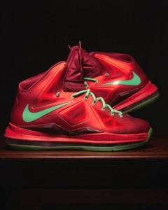 Size 10 - Nike LeBron 10 Christmas 2012 - Picture 1 of 9