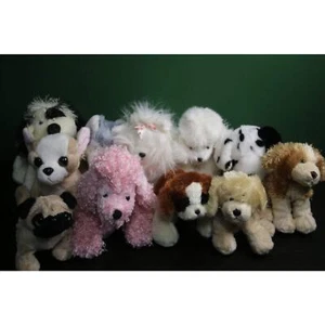 Lot of 11 Webkinz Dogs Dalmatian Chihuahua Husky Poodle Yorkie + More NO CODE - Picture 1 of 24
