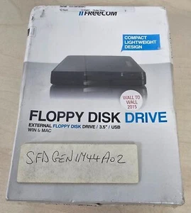 FreeCom External Floppy Disk Drive USB 3.5" Windows+Mac Ref00357 - Picture 1 of 2