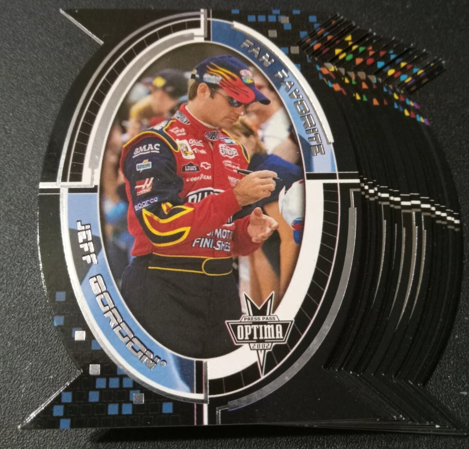 2002 Press Pass Optima Fan Favorite 27 Insert Card Set  NASCAR - Image 1 of 4