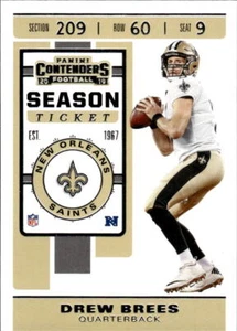 2019 Panini Contenders #78 Drew Brees - Picture 1 of 2