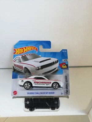 Hot Wheels '18 Dodge Challenger SRT Demon sulla scheda - Immagine 1 di 3