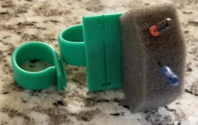 60 soportes para limas de espuma endodóntica grises insertos dentales hechos en EE. UU. valor de $40 Foto 1 de 4