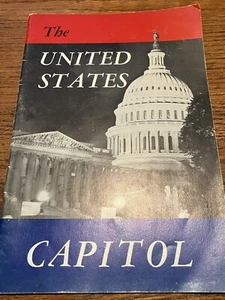 United States Capitol Building Picture Story Book 1953 Art Architecture History - Picture 1 of 6