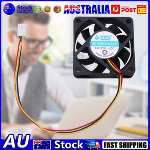 60mm Portable Computer Case Cooler DC 12V 3Pin PC CPU Cooling Cooler Fan 4500RPM - Picture 1 of 5
