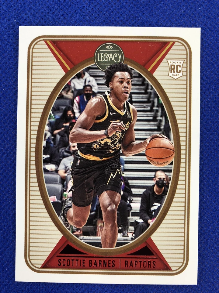 2021-22#192 Scottie Barnes Panini Chronicles Legacy Basketball Red Parallel RC - Image 1 of 2