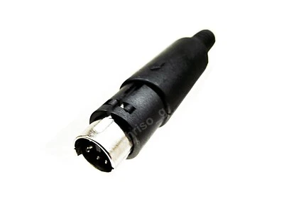 De Calidad OZ 1 PIEZA 6 PINES MINI DIN Macho Panel de Soldadura Enchufe Conector Repuesto Foto 1 de 4