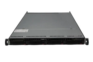 Supermicro 5019C-WR X11SCW-F 4B LFF 1U Server E-2174G 32GB - Picture 1 of 4
