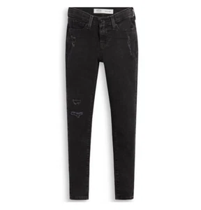 Levi Girls Signature Black Super Skinny Stretch Jeans Size 5 NWT - Picture 1 of 4