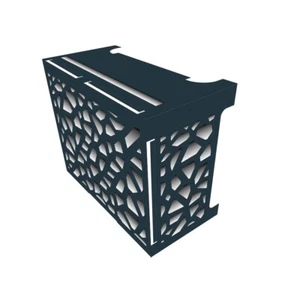 Klimaanlage und Wärmepumpe Abdeckung für Außeneinheit aus Aluminium 82x65x46 cm - Bild 1 von 7