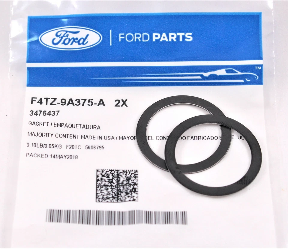 1994.5-1997 Ford 7.3 7.3L Powerstroke Diesel OEM Genuine Ford Banjo Bolt Washers - Image 1 of 1