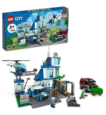 LEGO City Police Station with Van, Garbage Truck & Helicopter 60316 Building Set - Image 1 of 2