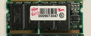 Compaq 262262 64MB SODIMM SO-DIMM 60ns EDO Mobile Laptop Memory - Picture 1 of 1