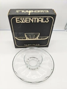 Vintage Essentials 2 pc Easton Chip N Dip Glass Set 5000/25 Made in USA - Picture 1 of 5
