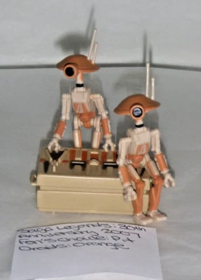 Pit Droids 2007 Star Wars 30th Anniversary Saga Legends Beige Peach Color Loose Foto 1 de 3