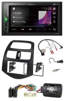 Pioneer 2DIN Lenkrad DAB USB Bluetooth Autoradio für Chevrolet Spark KLM 2012-20 - Bild 1 von 4