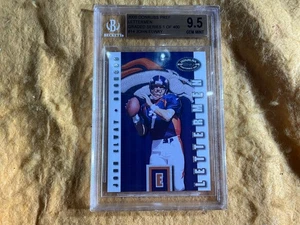 L12-78 FUSSBALLKARTE - JOHN ELWAY - 2000 DONRUSS PREF QBC LETTERMEN - GRADE 9.5 - Bild 1 von 6