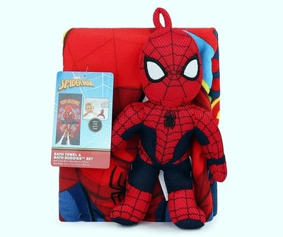 Marvel Avengers Spider-Man Web Slinger Bath Towel Bath Sponge Buddy Set - Image 1 of 4