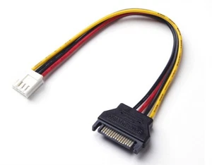 5X 15pin SATA Male to mini 4pin Floppy D Power Converter Adapter Cable for miner - Picture 1 of 3