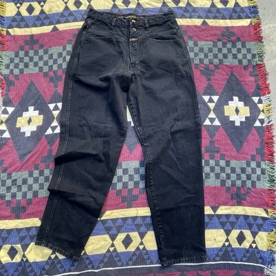 Pantalones de mezclilla Marithe Francois Girbaud para hombre negros holgados góticos skater 32x33 Foto 1 de 4