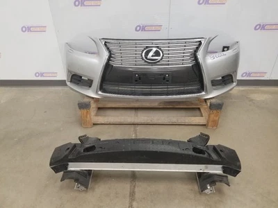 15 2015 LEXUS LS460 FRONT BUMPER ASSEMBLY SILVER WITH GRILLES AND FOG LAMPS Foto 1 de 4