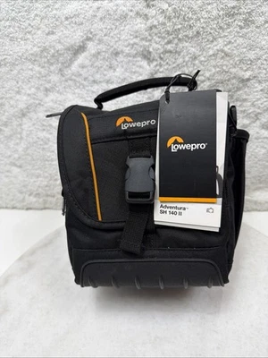 Lowepro Adventura SH 140 II Camera Shoulder Bag Black Padded Compartment NEW! - Image 1 of 4