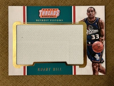 GRANT HILL 2017-18 PANINI THREADS BOX TOPPER JUMBO JERSEY PATCH GAME USED RARE - Image 1 of 2