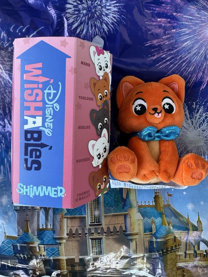 Caja misteriosa de peluche Wishables Shimmer Aristocats 55th 2025 Disney Parks Toulouse Foto 1 de 1