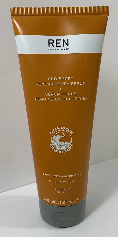 REN Clean Skincare AHA Smart Renewal Body Serum Radiance 6,8 OZ - ¡ENVÍO RÁPIDO! Foto 1 de 2