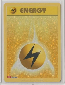 Juego de cartas coleccionables Pokémon clásico 2023: mazo Charizard Lightning Energy 34/34 como nuevo holo #7 - Imagen 1 de 1