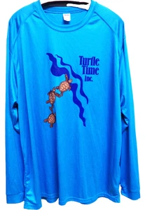 NUEVO TOP PARAGON TURTLE TIME INC FLORIDA AZUL UPF 50+ PROTECCIÓN SOLAR UNISEX TALLA XL - Imagen 1 de 3