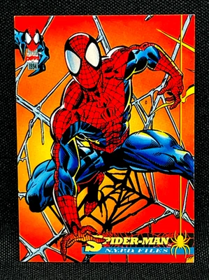 1994 Fleer Amazing Spider-Man - SPIDER-MAN #68 - NYPD FILES - MARVEL COMICS CARD - Image 1 of 2