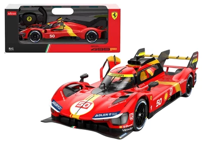 R/C 1:24 Ferngesteuerter Sport Ferrari 499P Rot 35cm lang Türen öffen gummiRäder - Bild 1 von 3