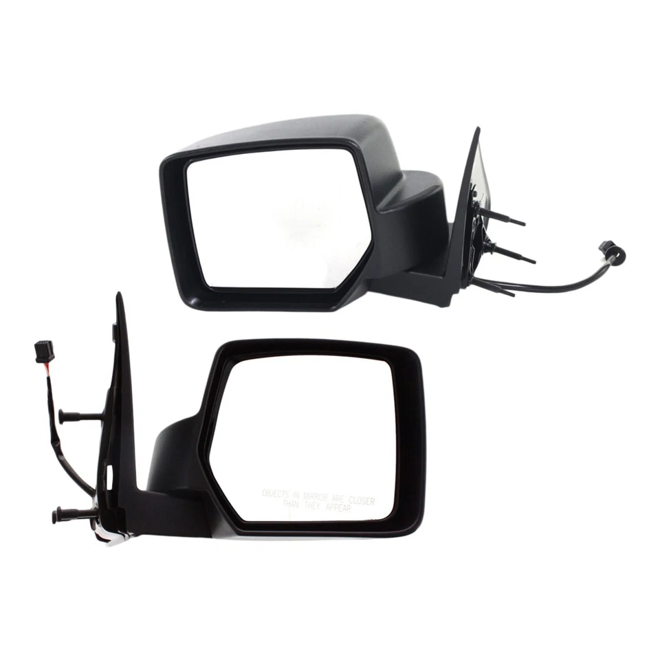 Комплект зеркал с электроприводом для Jeep Liberty 2008-2012 годов выпуска текстурированные черные ручное складывание - Изображение 1 из 4