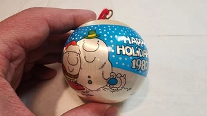Vintage Tom Wilson’s Ziggy 1980 Christmas satin ornament Collectible - Bild 1 von 5